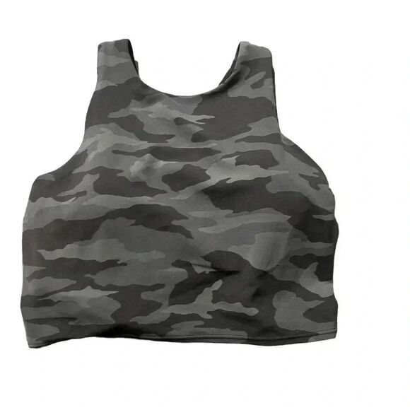 Athleta conscious crop camo a-c size small new with tags sports bra top - Picture 2 of 4